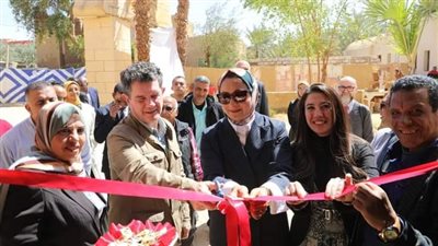 بالتعاون مع منظمة الجنوب، نائب محافظ الوادي الجديد تفتتح 