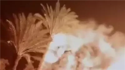 النيران اندلعت في الشجر، المعاينة الأولية لحريق لوكيشن تصوير مسلسل الكبير أوي (فيديو)