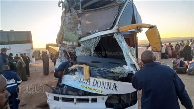 مصرع وإصابة 10 سودانيين.. ننشر أسماء الضحايا وتفاصيل انقلاب أتوبيس المنيا
