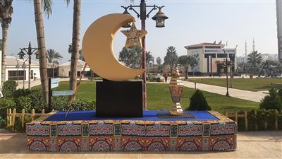 مكتبة دمنهور تتزين لاستقبال شهر رمضان المبارك (صور)