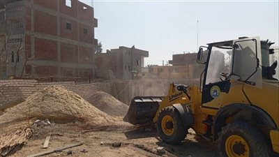 تنفيذ حالتي إزالة فورية بأبو صوير في الإسماعيلية (صور) 