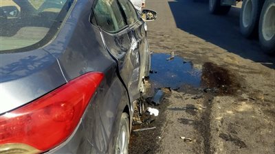 إصابة 8 أشخاص في حادث تصادم بالإسماعيلية (صور)