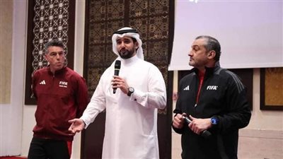 كولينا وبوساكا يفتتحان معسكر حكام كأس العالم بالدوحة بمشاركة أمين عمر ومعروف