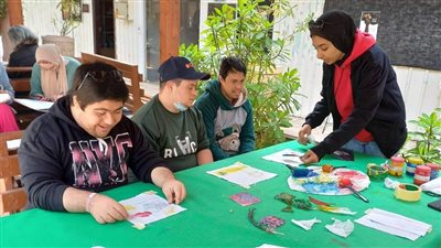 كلية التربية الفنية بجامعة حلوان تنظم احتفالية لفن الطفل لذوي الهمم