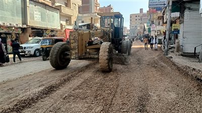 محافظ الغربية يتابع أعمال تطوير شارع بورسعيد في السنطة