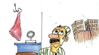 ارتفاع أسعار اللحوم في كاريكاتير فيتو