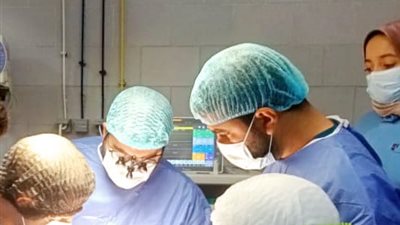 نجاح جراحة استئصال ورم بالفك لمريض بمستشفى أجا المركزى