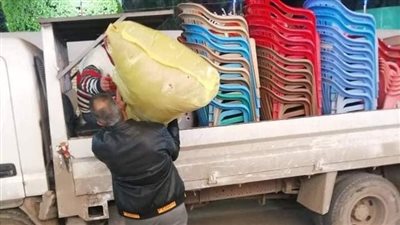 رفع 665 حالة إشغال طريق مخالف بمحافظة البحيرة (صور)