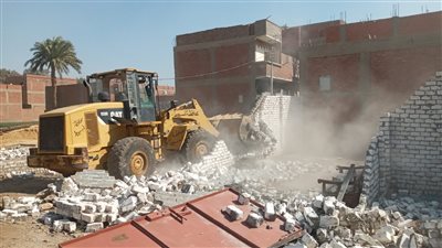 إزالة 47 حالة تعد على أراضي أملاك دولة بديروط وأبنوب وحي غرب بأسيوط