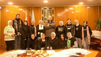 محافظ أسيوط يستقبل فريق كرة السلة آنسات بعد تأهلهن ببطولة الجمهورية