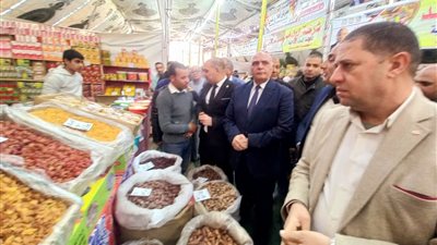 افتتاح معرضي أهلا رمضان للسلع الغذائية بحوش عيسى في البحيرة