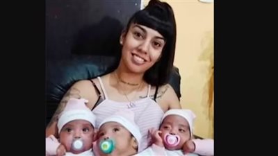 واقعة نادرة، أرجنتينية تلد 3 توائم بعد حمل طبيعي