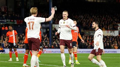 كأس الاتحاد الإنجليزي، هاتريك هالاند يقود مانشستر سيتي للتقدم على لوتون 3- 1 بالشوط الأول 