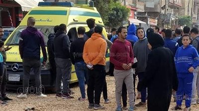 ننشر الصور الأولى لحادث مصرع ربة منزل دهسها لودر أمام منزلها في الغربية