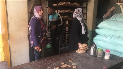 ضبط طن دقيق مدعم تم التصرف فيه بأحد مخابز الإسماعيلية 