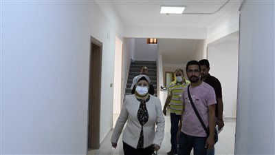 السكرتير المساعد لمحافظة قنا تتفقد التشطيبات النهائية لأول مركز لعلاج الإدمان |صور