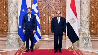 قمة مصرية يونانية بقصر ماكسيموس.. السيسي وكيرياكوس يبحثان تعزيز العلاقات في كافة المجالات