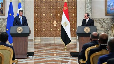  السيسي ورئيس وزراء اليونان يبحثان تطوير التعاون في السياحة والزراعة والطاقة والغاز الطبيعي