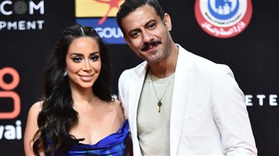 إطلالة محمد فراج وبسنت شوقي في سادس أيام مهرجان الجونة|صور