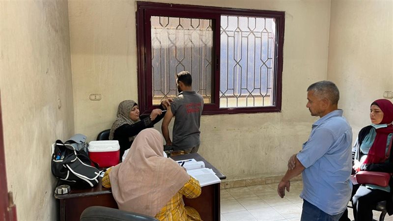 تطعيم عمال المترو
