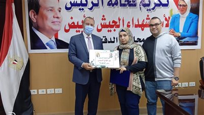 تكريم أسر شهداء الجيش الأبيض بالدقهلية