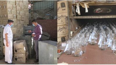 الأمن يداهم 5 مصانع لإعادة تدوير المستلزمات الطبية والمنظفات 
