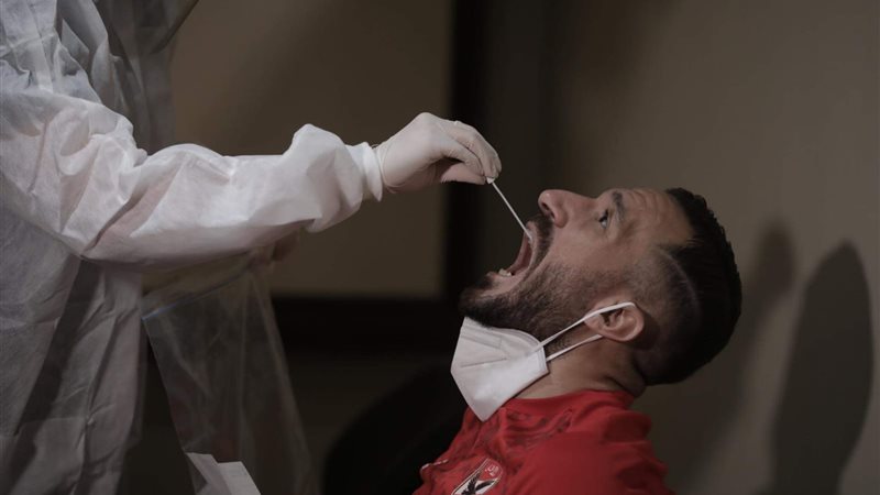 مسحة طبية للاعبي
