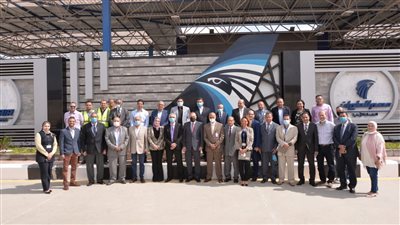 رئيس مصرللطيران يتفقد مشروع مبنى الخدمات الأرضية الجديد