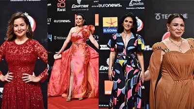 إطلالات مبهجة لنجمات الفن في سابع أيام مهرجان الجونة.. وعبير صبري تخطف الأنظار