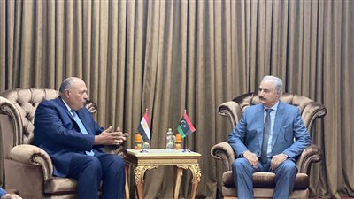 وزير الخارجية يتابع تجهيز مبنى القنصلية المصرية في بني غازي