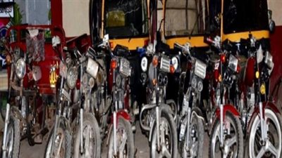 ضبط تشكيل عصابي لسرقة الدراجات والتكاتك بالدقهلية 