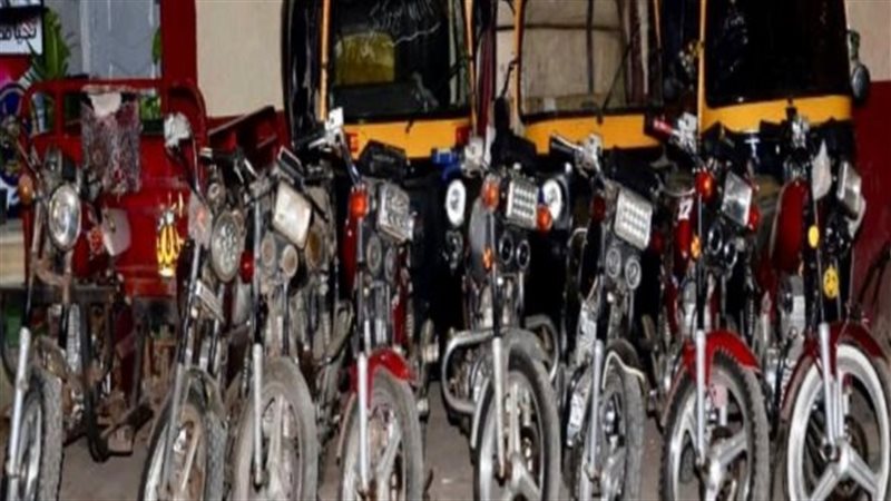 مضبوطات عصابة الدقهلية