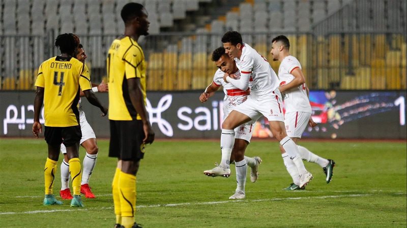 من مباراة الزمالك