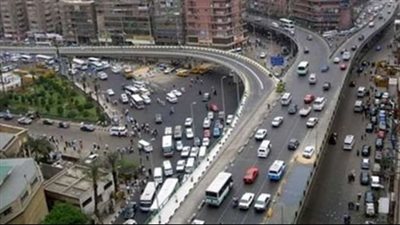 فتح كوبري الجيزة المعدني أمام السيارات بعد انتهاء أعمال الصيانة