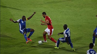 دوري أبطال أفريقيا.. الأهلي يتقدم على الحرس الوطني 1/2 في الشوط الأول | صور