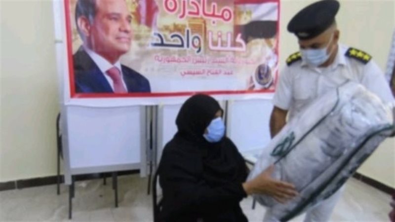 مساعدات فى شمال سيناء