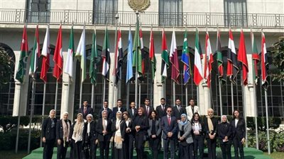 طلاب كلية الحقوق عين شمس في زيارة لجامعة الدول العربية