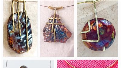 الحلى الخزفية وارتداء الفن لـ مروة زكريا بمقعد قايتباى الأثري