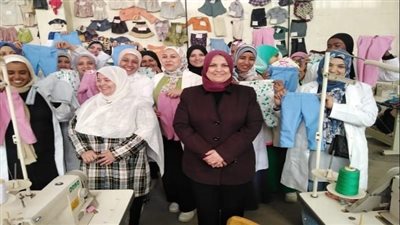 القوى العاملة بالقليوبية تختتم البرنامج التدريبي بمهن التفصيل والحياكة