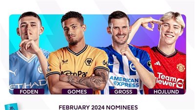 فودين يتصدر 7 لاعبين مرشحين لجائزة لاعب الشهر في الدوري الإنجليزي