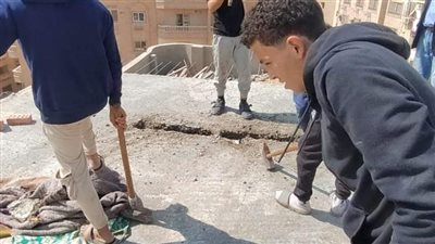 إزالة مخالفات بناء وإغلاق كافيه غير مرخص في إمبابة (صور)