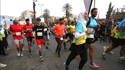 انطلاق ماراثون القاهرة الدولي بمشاركة 5 آلاف متسابق من جنسيات مختلفة (صور)