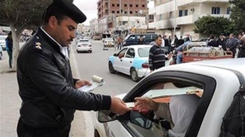 ضبط سيارات مخالفة،