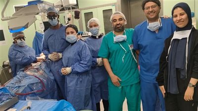 إجراء جراحة نادرة لمريض بمعهد القلب القومي 