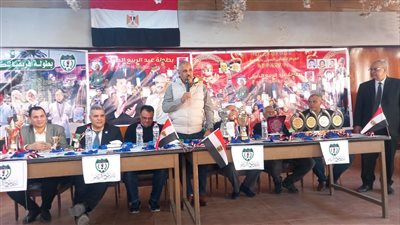  وكيل رياضة القليوبية يشهد حفل تكريم أبطال الكاراتيه والكونغ فو بنادي طوخ