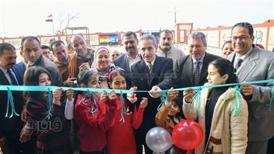 محافظ الغربية يفتتح مدرسة منشأة جنزور الإعدادية بتكلفة 5 ملايين جنيه (صور)