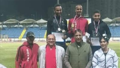 أحمد حمزة يفوز ببطولة الجمهورية لألعاب القوى ويتأهل لمنافسات البحر المتوسط 