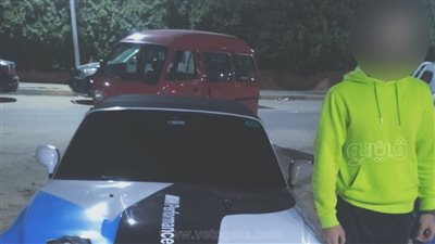 ضبط قائدى سيارتين لأداء حركات استعراضية بإحدى محطات الوقود بالجيزة 