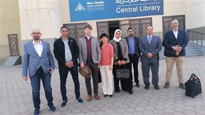 لبحث سبل التعاون.. رئيس جامعة بنها يستقبل وفد كيل البريطانية