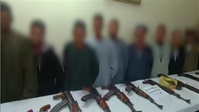 ضبط 34 قطعة سلاح نارى وتنفيذ 670 حكما قضائيا بـ 4 محافظات